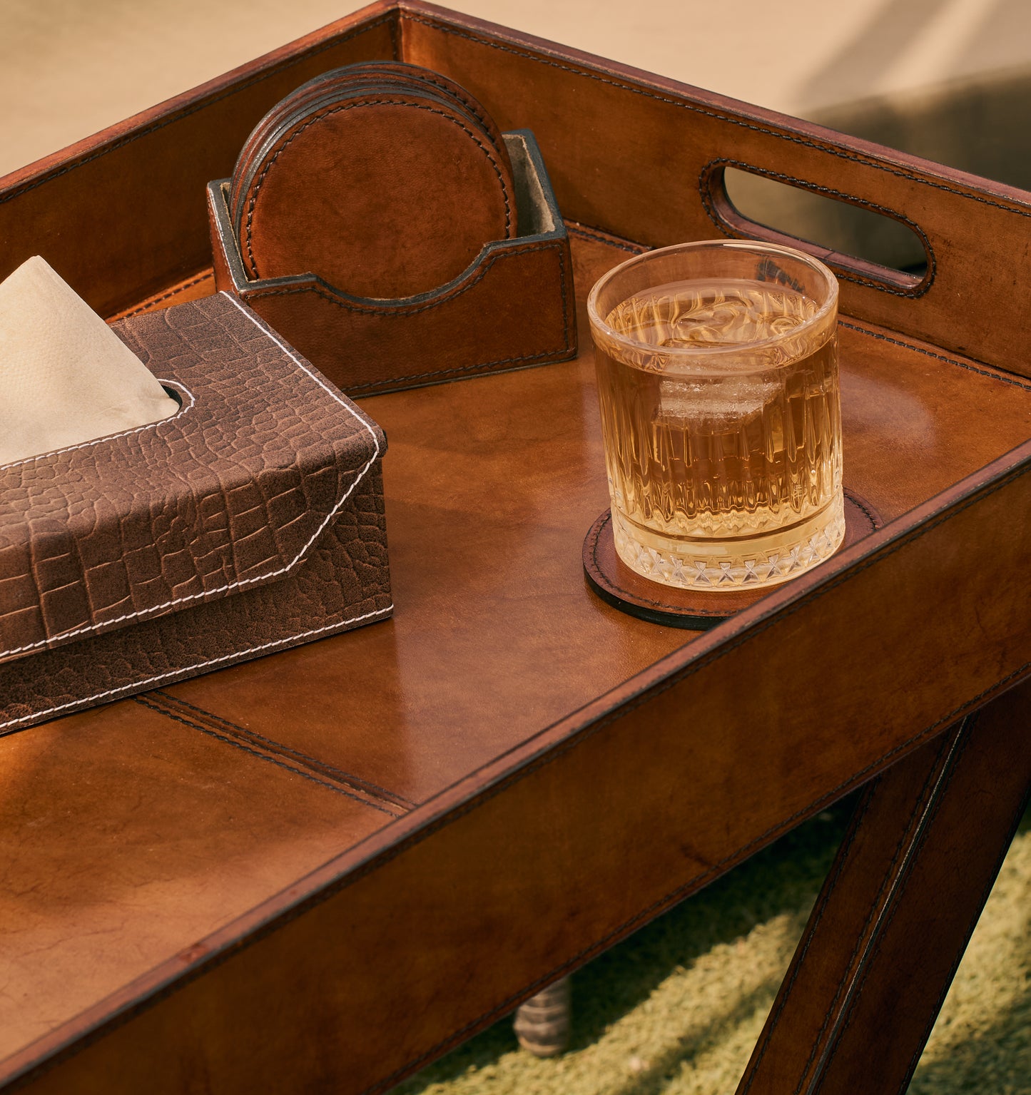 Premium Leather Coaster