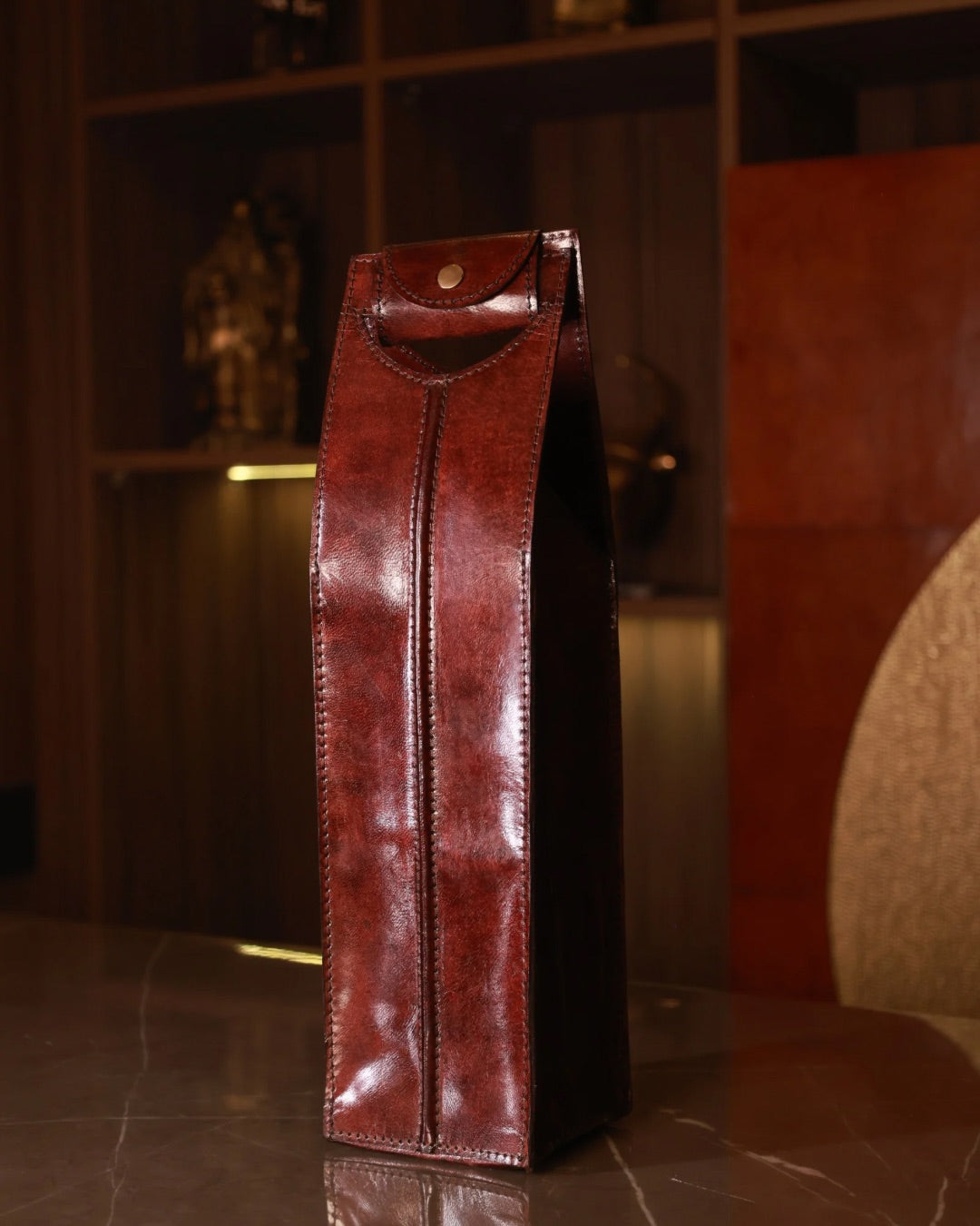 Leather Wine Bag