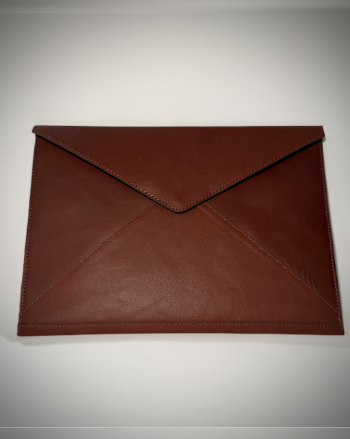 Brown Leather Laptop Sleeve