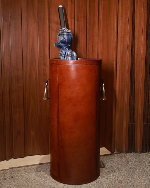 Tan Colored Umbrella Holder